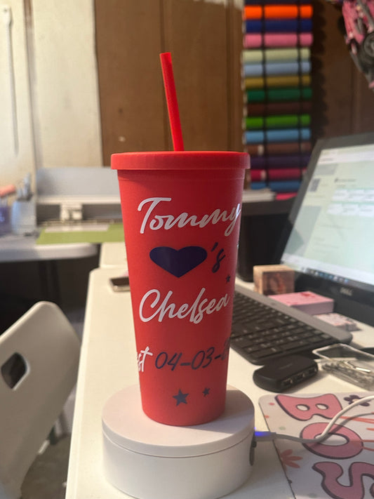 Personalized Plastic 32oz Cups